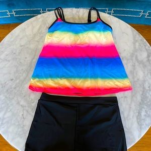 Tie Dye Tankini Swimsuite